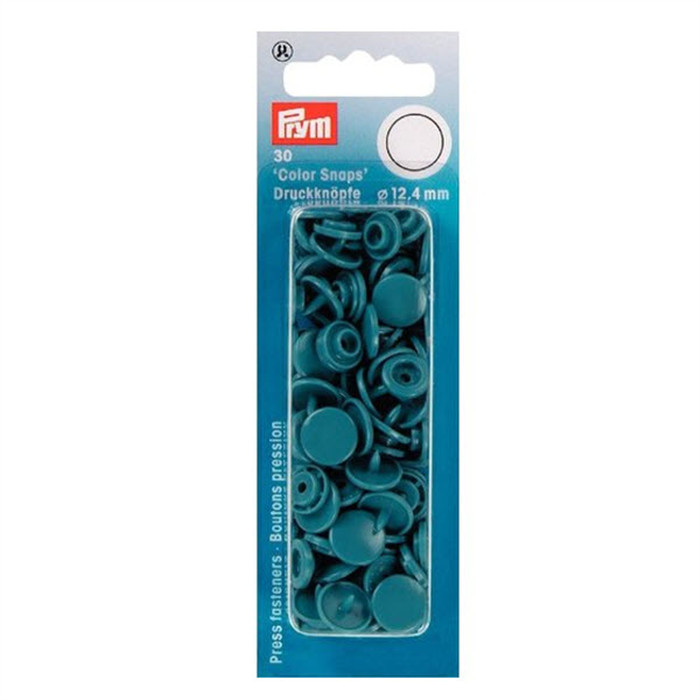 Bouton pression 12.4mm turquoise foncé Prym Bouton pression 12.4mm turquoise foncé Prym