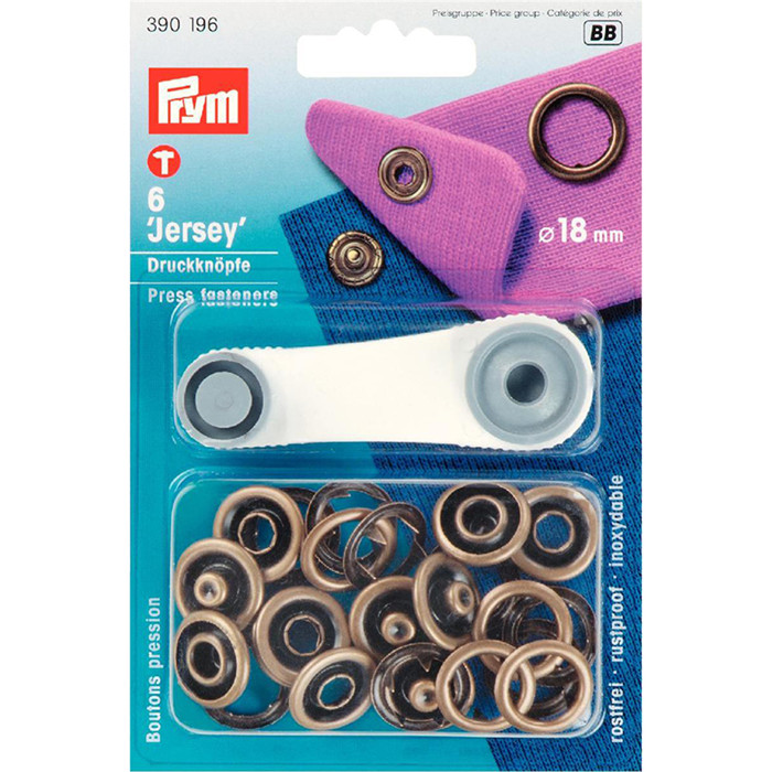 Bouton pression 18mm bronze Prym Bouton pression 18mm bronze Prym