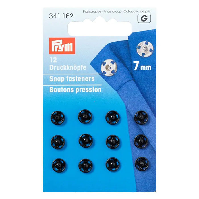 Bouton pression à coudre 7mm Prym Bouton pression à coudre 7mm Prym