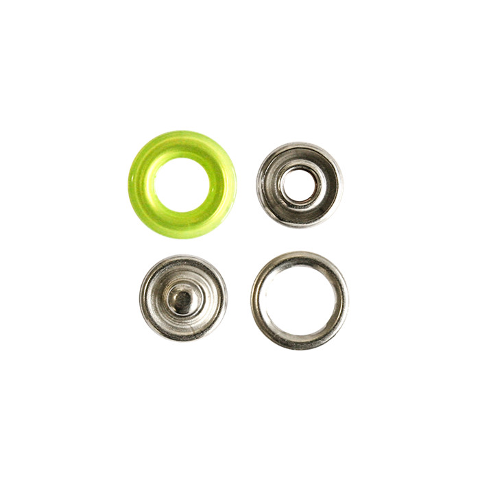 Boutons pression 12mm citron vert (10) Boutons pression 12mm citron vert (10)
