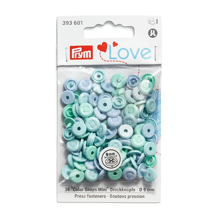 Boutons pression Color Snaps Mini Bleu Prym Boutons pression Color Snaps Mini Bleu Prym