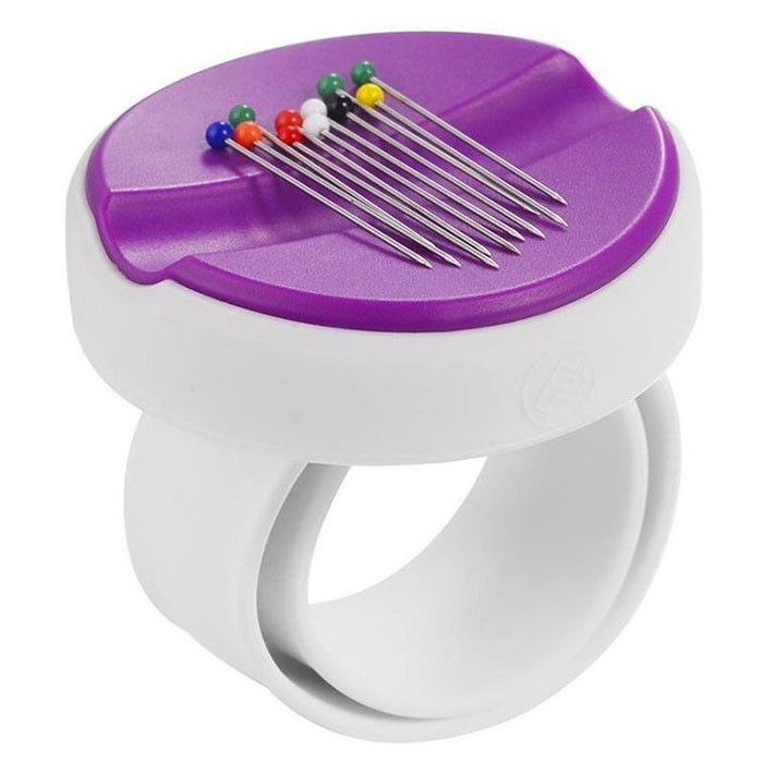 Bracelet porte-épingles aimanté lila Bracelet porte-épingles aimanté lila