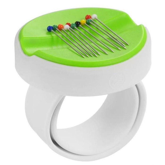 Bracelet porte-épingles aimanté vert Bracelet porte-épingles aimanté vert