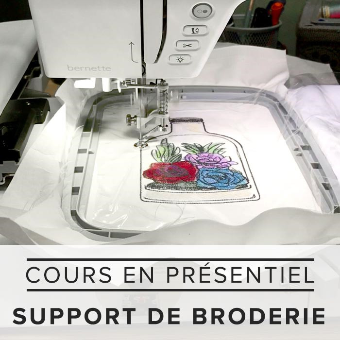 Broderie à la machine PRESENTIEL Broderie à la machine PRESENTIEL