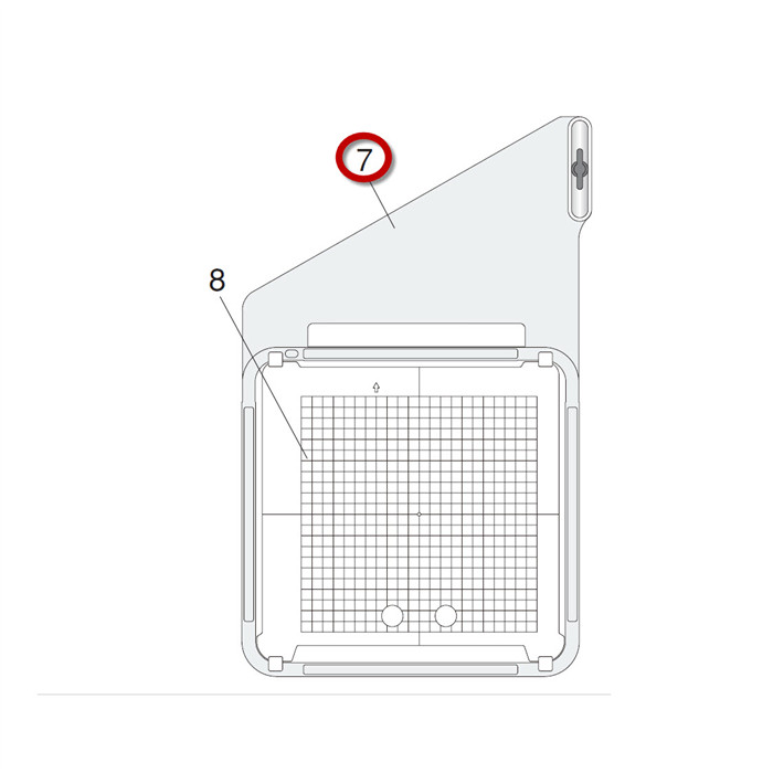 Cadre à broder 220x220mm "ASQ22" Cadre à broder 220x220mm "ASQ22"