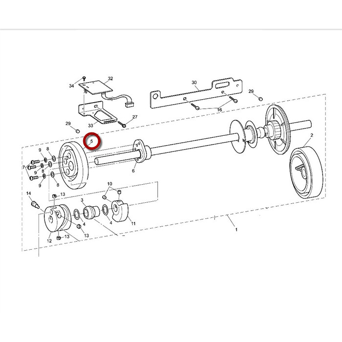 Came axe supérieur PR Came axe supérieur PR