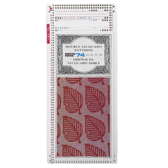 Cartes perforées machine à tricoter N°74 Cartes perforées machine à tricoter N°74