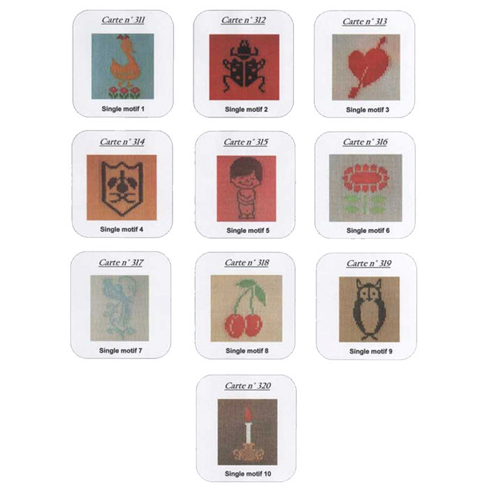 Cartes perforées No 60 jauge 4,5 Cartes perforées No 60 jauge 4,5