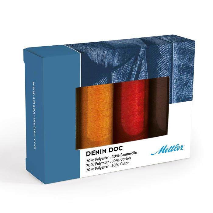Coffret bobines 4x100m Denim Terra Mettler Coffret bobines 4x100m Denim Terra Mettler