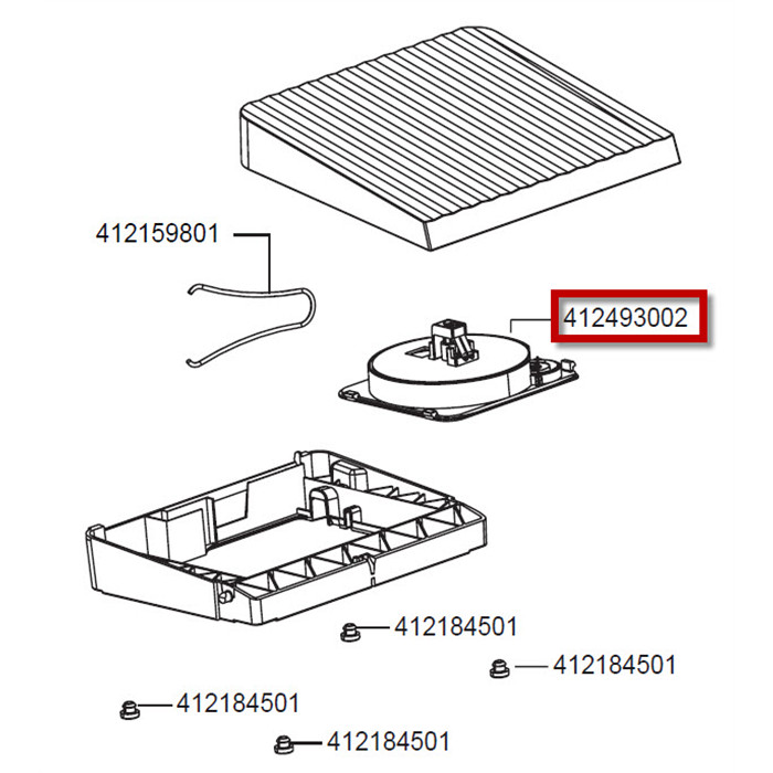 Cordon pour pédale avec enrouleur Cordon pour pédale avec enrouleur
