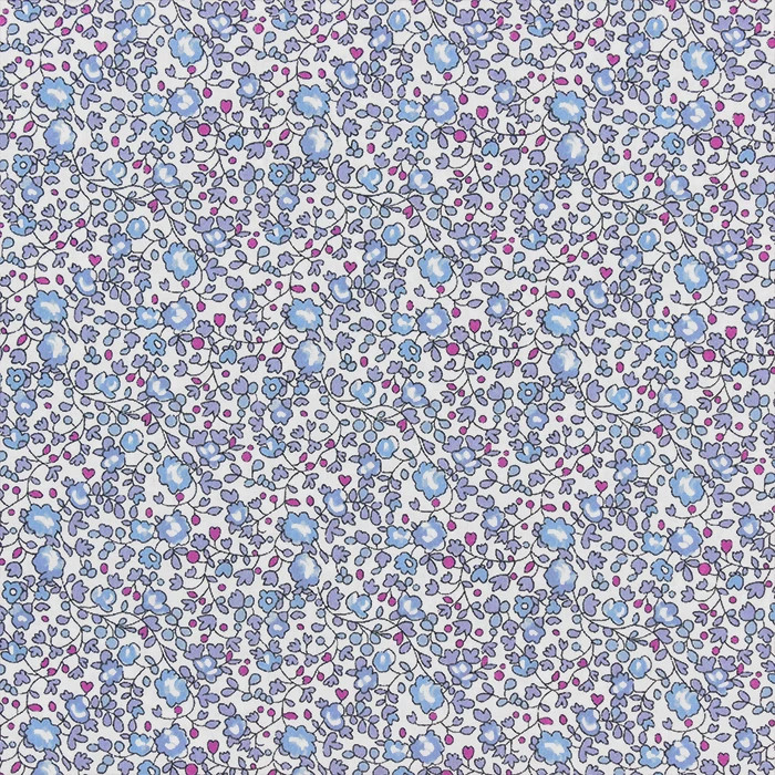 Coupon 115x136cm coton LIBERTY Tana Lawn Eloise Bleu Coupon 115x136cm coton LIBERTY Tana Lawn Eloise Bleu