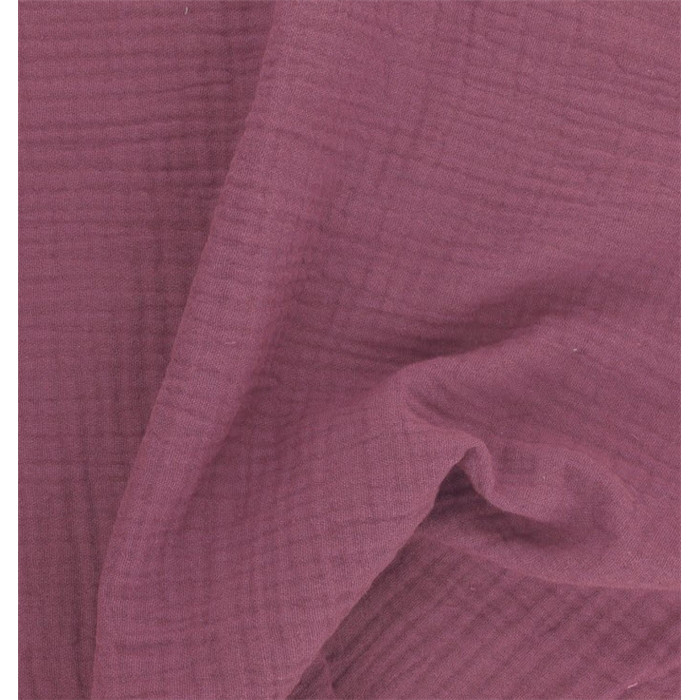 Coupon coton double gaze Parme 138x100 cm Coupon coton double gaze Parme 138x100 cm