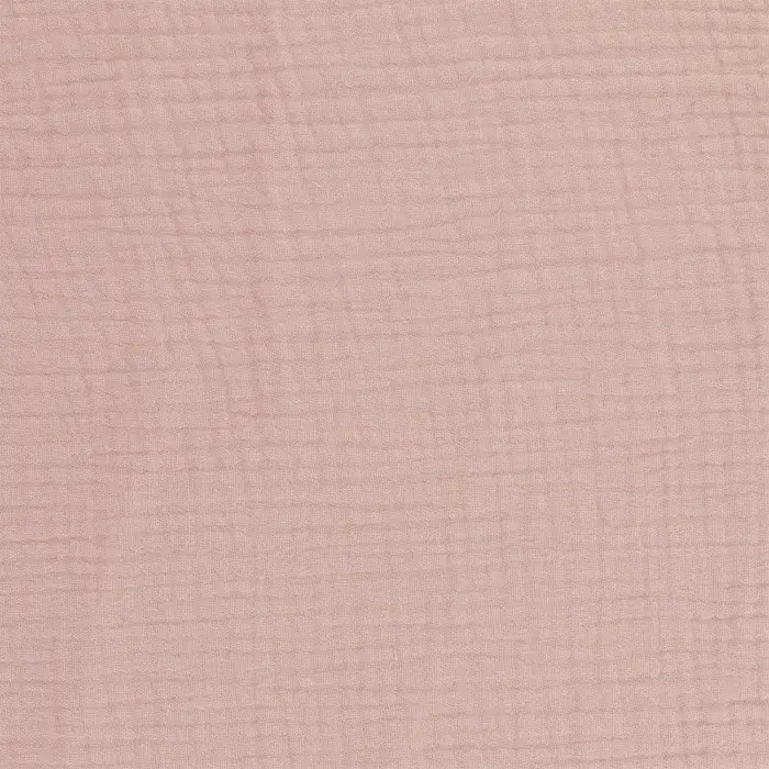 Coupon coton double gaze Rose ancien 138x100 cm Coupon coton double gaze Rose ancien 138x100 cm