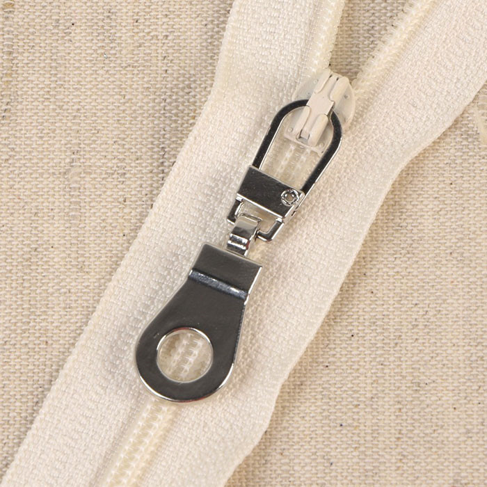 Curseur métal tirette fantaisie argent Curseur métal tirette fantaisie argent