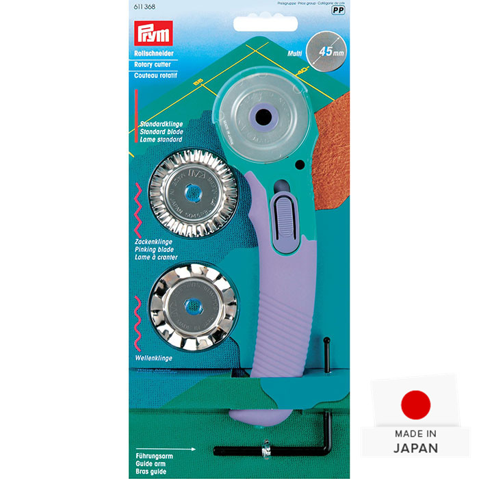 Cutter rotatif avec 3 lames 45mm Prym Cutter rotatif avec 3 lames 45mm Prym