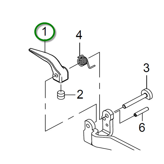 Doigt mailleur Juki MO-1000 et MO-2000 Doigt mailleur Juki MO-1000 et MO-2000
