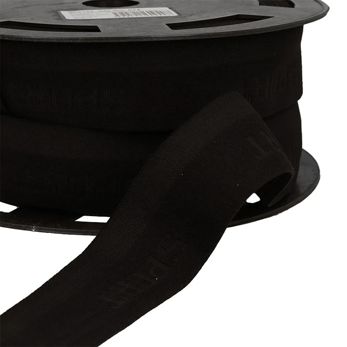 Elastique boxer "sport" Noir 40mm au mètre Elastique boxer "sport" Noir 40mm au mètre