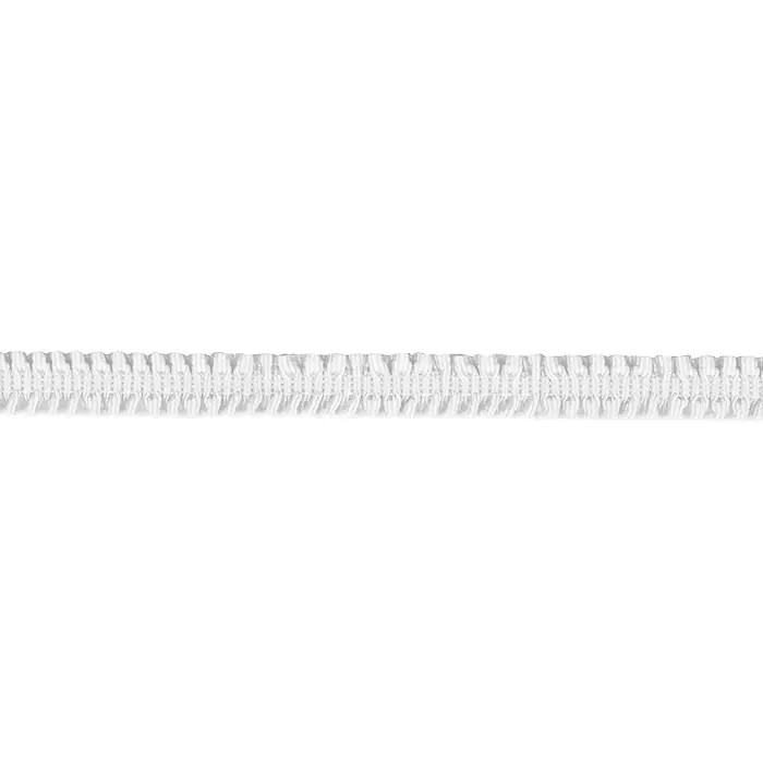 Elastique froncé 8mm blanc au mètre Elastique froncé 8mm blanc au mètre