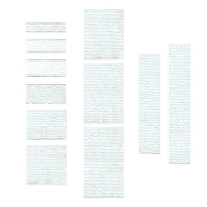 Elastique plat 6 mm blanc au mètre Elastique plat 6 mm blanc au mètre