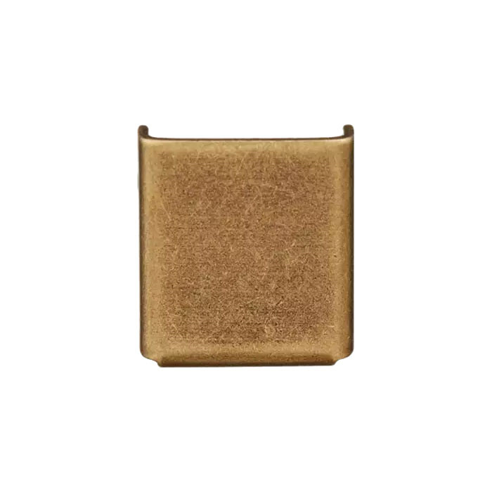 Embout de cordon 8mm métal bronze Embout de cordon 8mm métal bronze