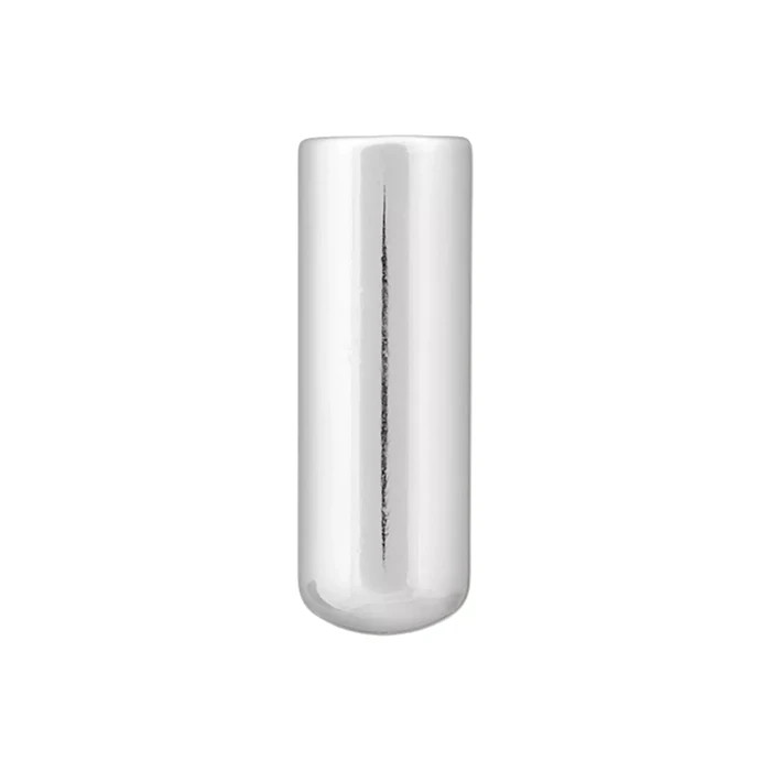 Embout de cordon argent 7x20mm Embout de cordon argent 7x20mm