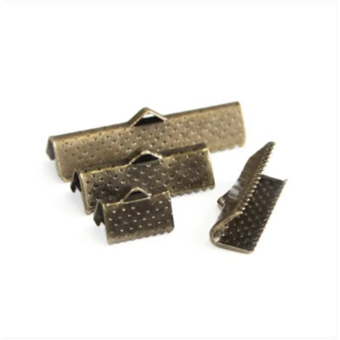 Embout de sangle métal 10mm bronze Embout de sangle métal 10mm bronze