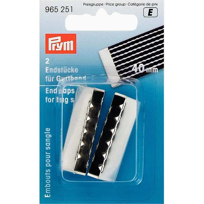 Embouts (2) de sangle métal 40mm Embouts (2) de sangle métal 40mm