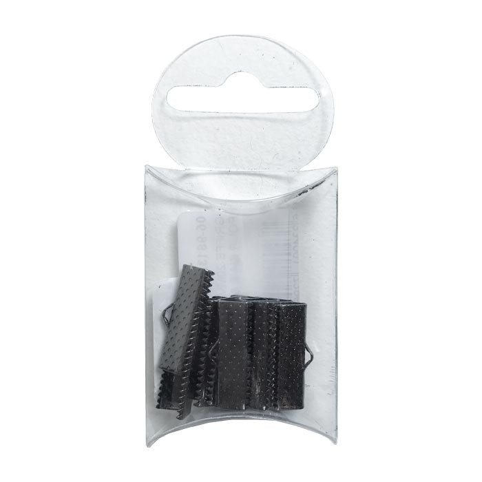 Embouts de sangle (10) métal 20mm acier noirci Embouts de sangle (10) métal 20mm acier noirci