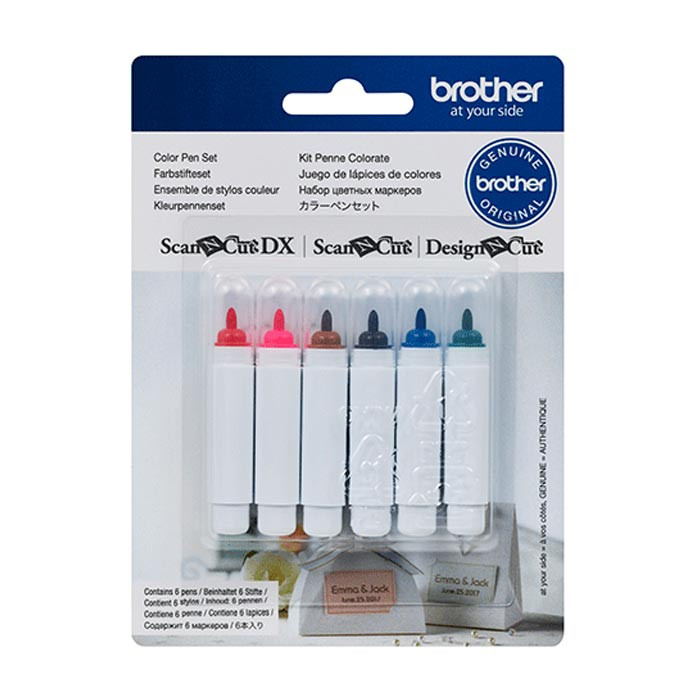 Ensemble de 6 stylos de couleur Brother CAPEN1 Ensemble de 6 stylos de couleur Brother CAPEN1