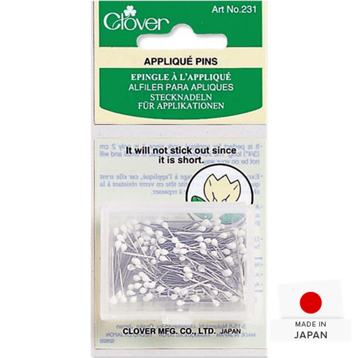 Epingles (150) pour appliqué 20mm Clover Epingles (150) pour appliqué 20mm Clover