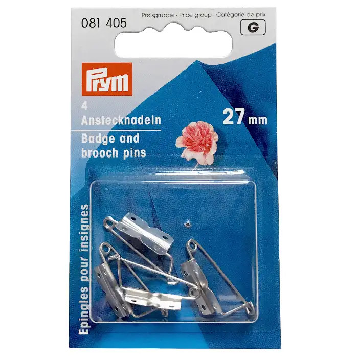Epingles (4) pour insignes Prym Epingles (4) pour insignes Prym