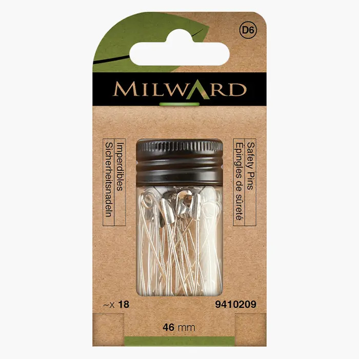 Epingles de sûreté 46mm (18pcs) Milward Epingles de sûreté 46mm (18pcs) Milward