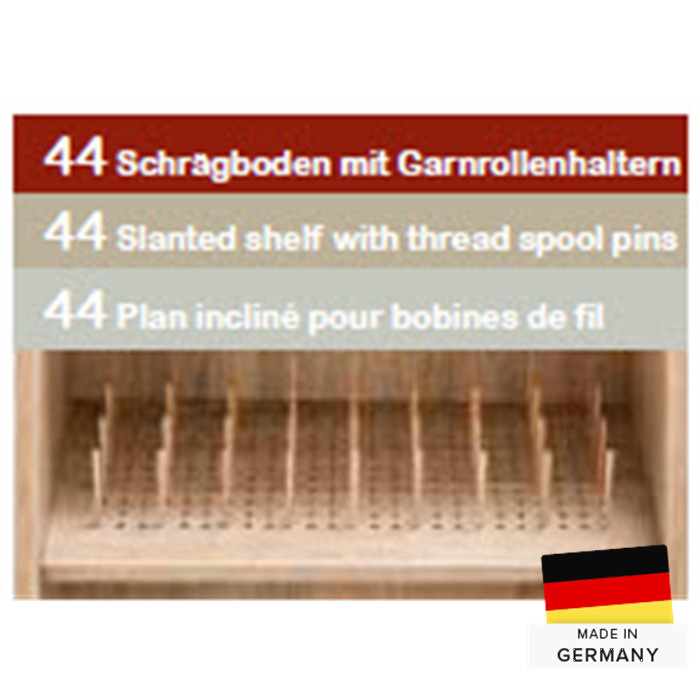 Etagère fixe inclinée pour bobines Etagère fixe inclinée pour bobines
