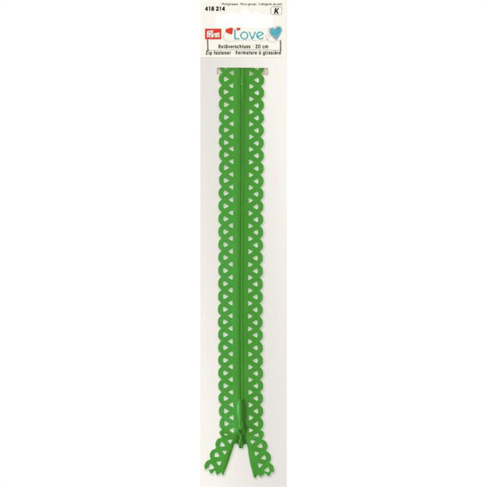 Fermeture à glissière 20cm vert Fermeture à glissière 20cm vert
