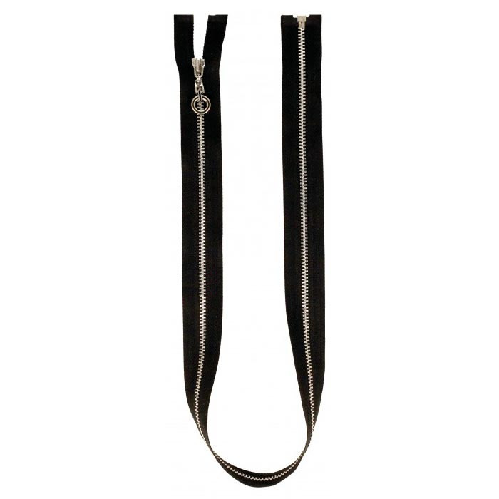 Fermeture à glissière séparable 60 cm noir Fermeture à glissière séparable 60 cm noir