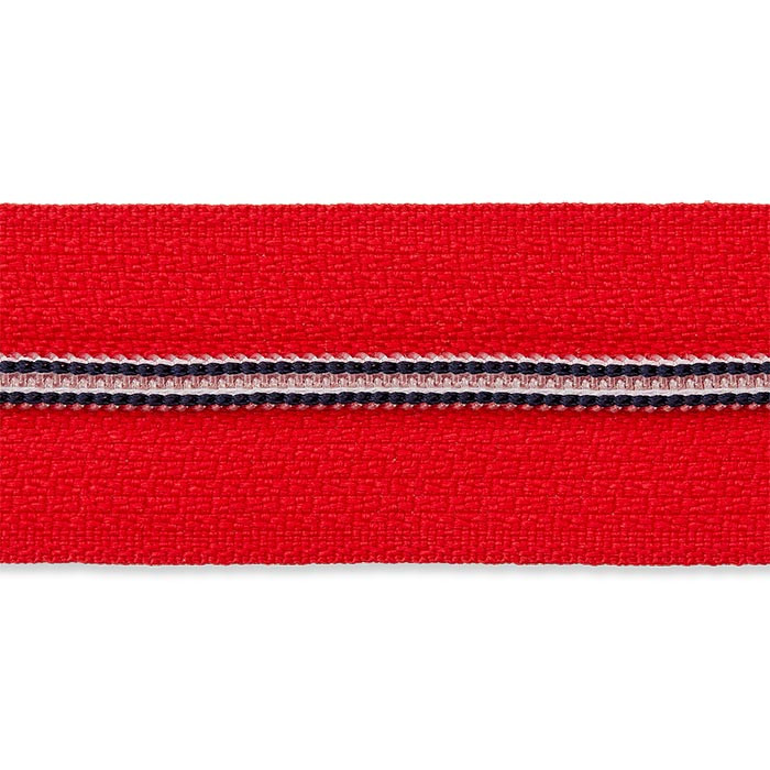 Fermeture au mètre rouge Fermeture au mètre rouge