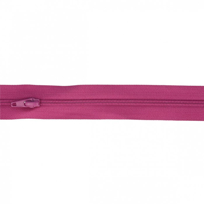Fermeture fine Fuchsia au mètre Fermeture fine Fuchsia au mètre