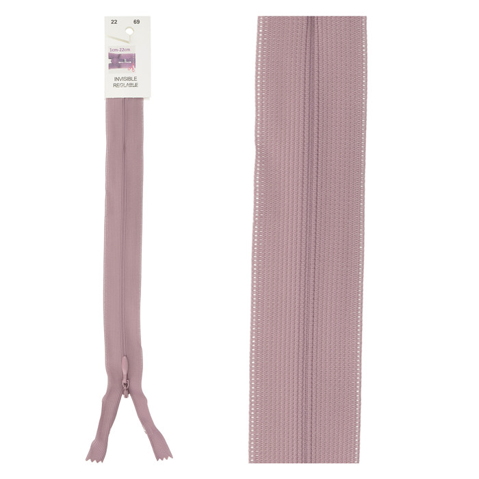 Fermeture invisible non séparable ajustable 40cm Fermeture invisible non séparable ajustable 40cm