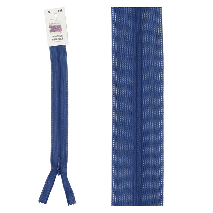 Fermeture invisible non séparable ajustable 40cm Fermeture invisible non séparable ajustable 40cm