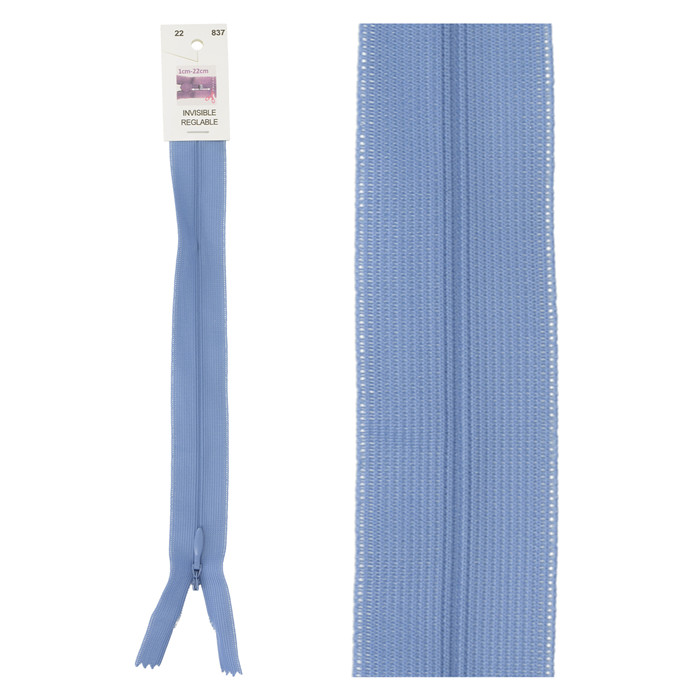 Fermeture invisible non séparable ajustable 40cm Fermeture invisible non séparable ajustable 40cm
