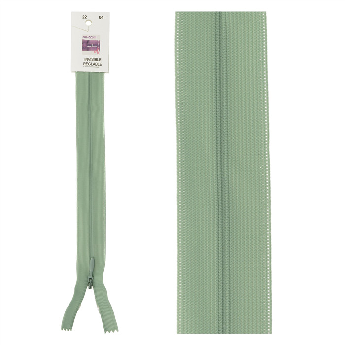Fermeture invisible réglable 22cm Fermeture invisible réglable 22cm