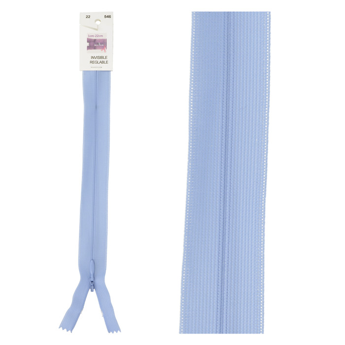 Fermeture invisible réglable 22cm Fermeture invisible réglable 22cm