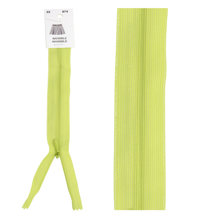 Fermeture invisible réglable 22cm Fermeture invisible réglable 22cm