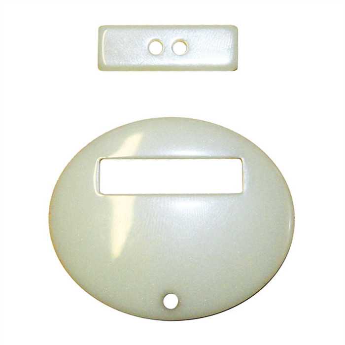 Fermoir fantaisie blanc cassé 40x35mm Fermoir fantaisie blanc cassé 40x35mm