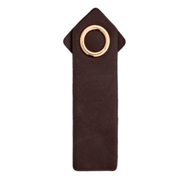 Fermoir polyester/métal brun foncé Fermoir polyester/métal brun foncé