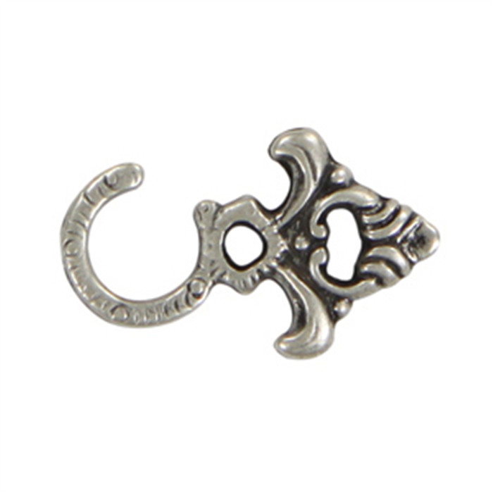 Fermoir rustique pour corset 28mm argent Fermoir rustique pour corset 28mm argent