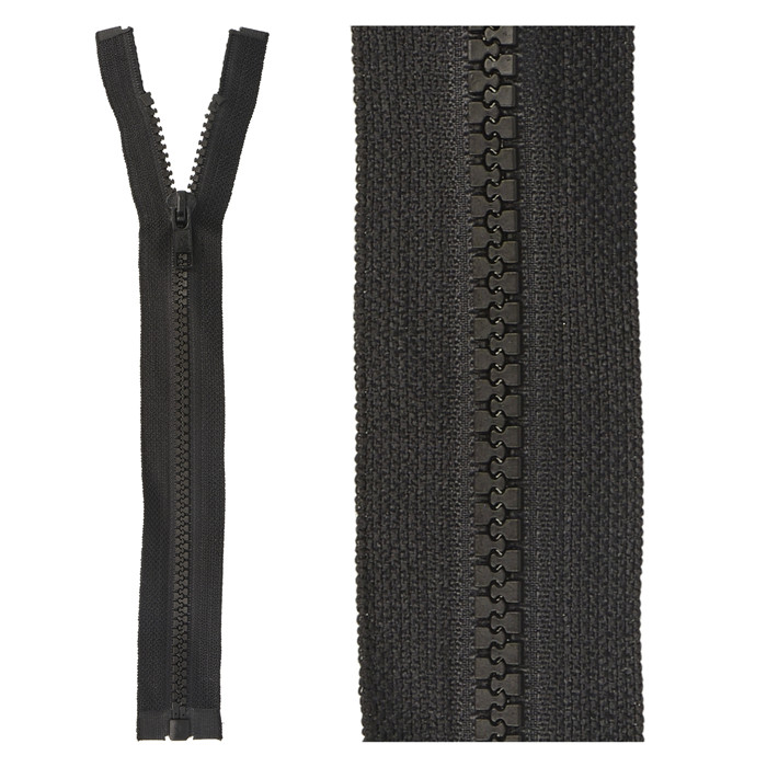 FG séparable PVC anorak 100 cm Noir FG séparable PVC anorak 100 cm Noir