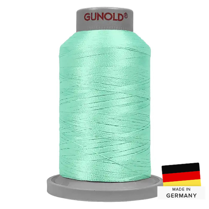 Fil à broder 1000m Poly 40 Bleu Turquoise 61045 Fil à broder 1000m Poly 40 Bleu Turquoise 61045