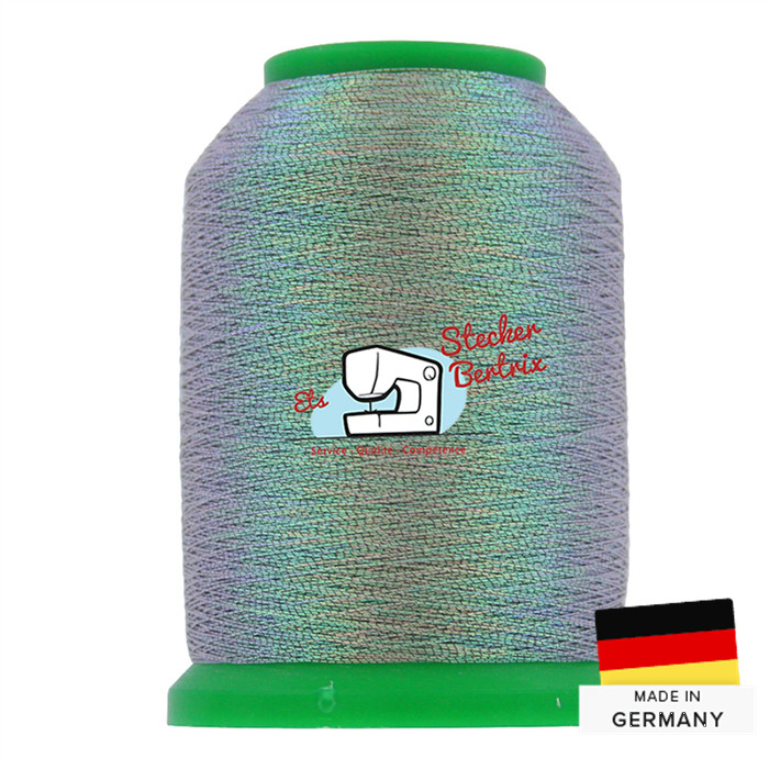 Fil à broder Isamet 40 1000m 9944 Pearl Green Multi Fil à broder Isamet 40 1000m 9944 Pearl Green Multi