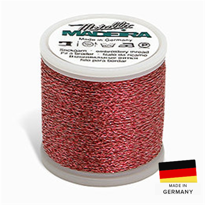 Fil à broder Madeira Metallic 013 Pink Fil à broder Madeira Metallic 013 Pink